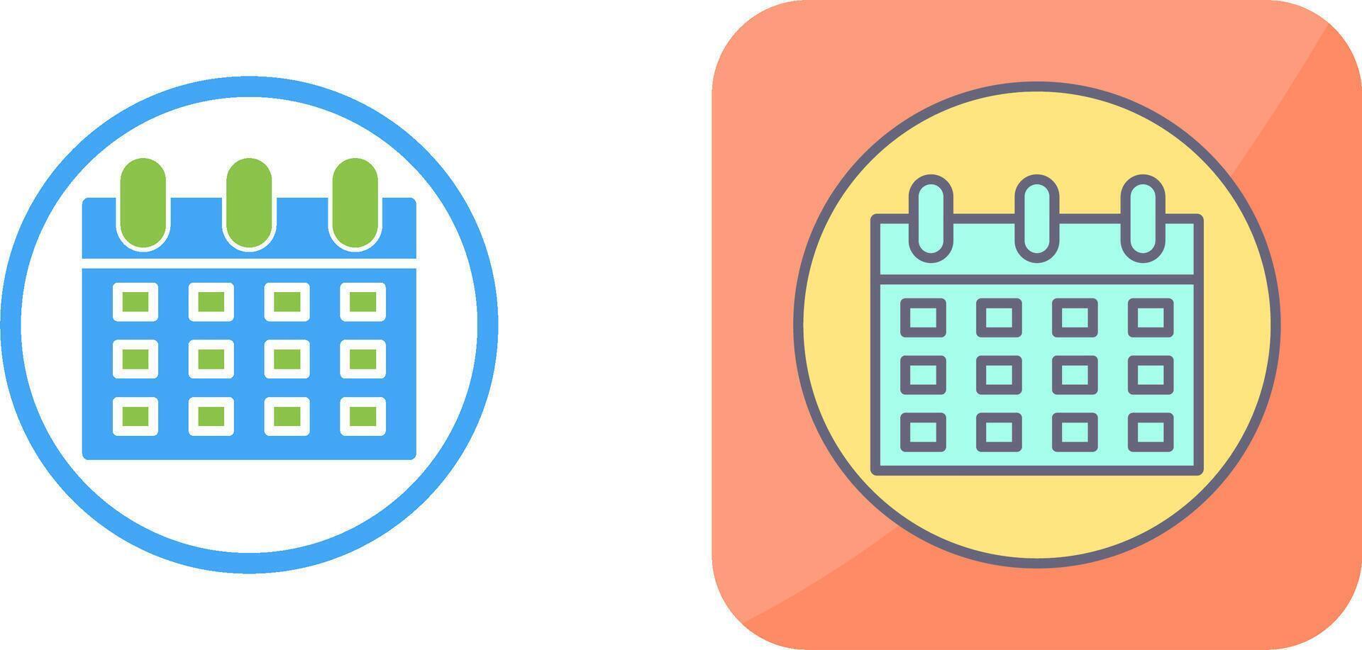 Calendar Icon Design vector