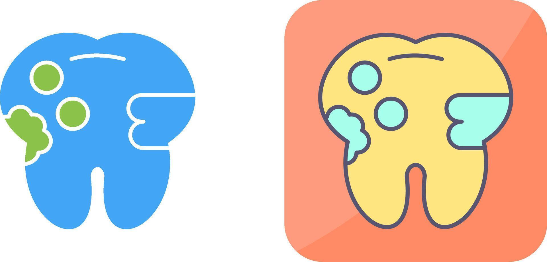 Caries Icon Design vector