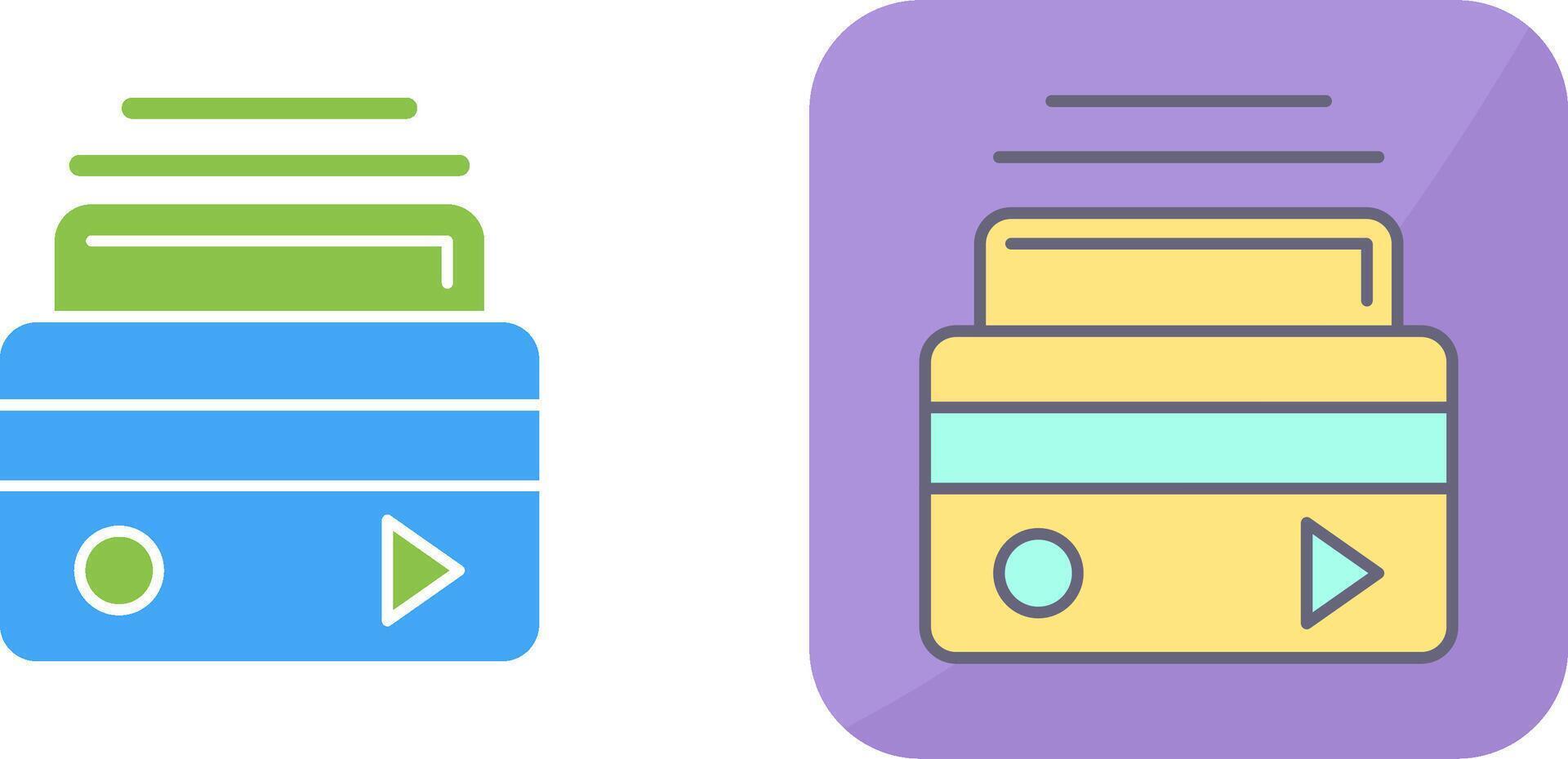 Atm Card Icon Design vector