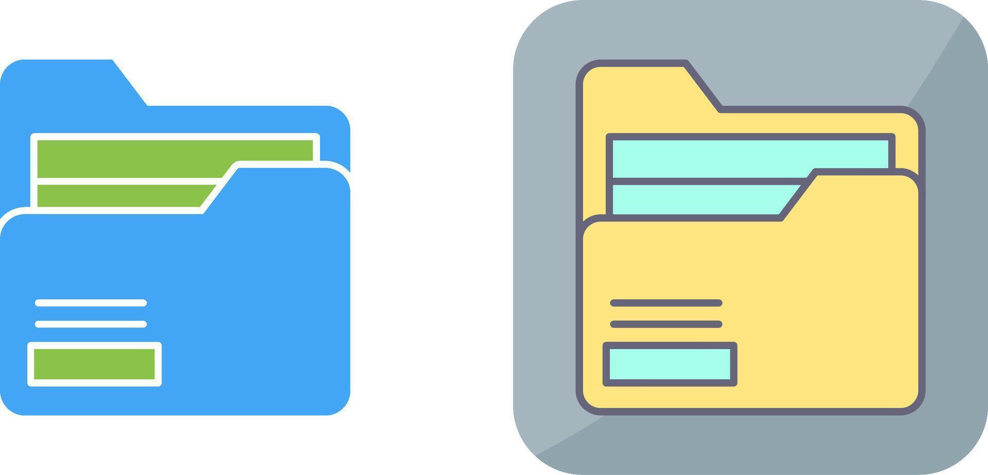Folder Icon Design vector