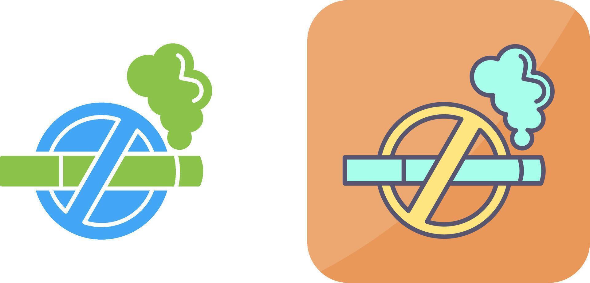 No Tobacco Icon Design vector