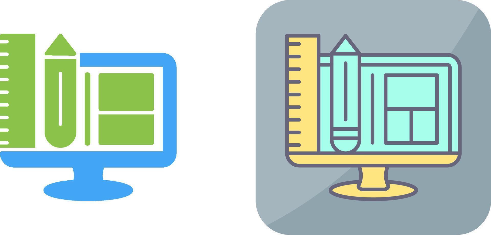 Web Design Icon Design vector