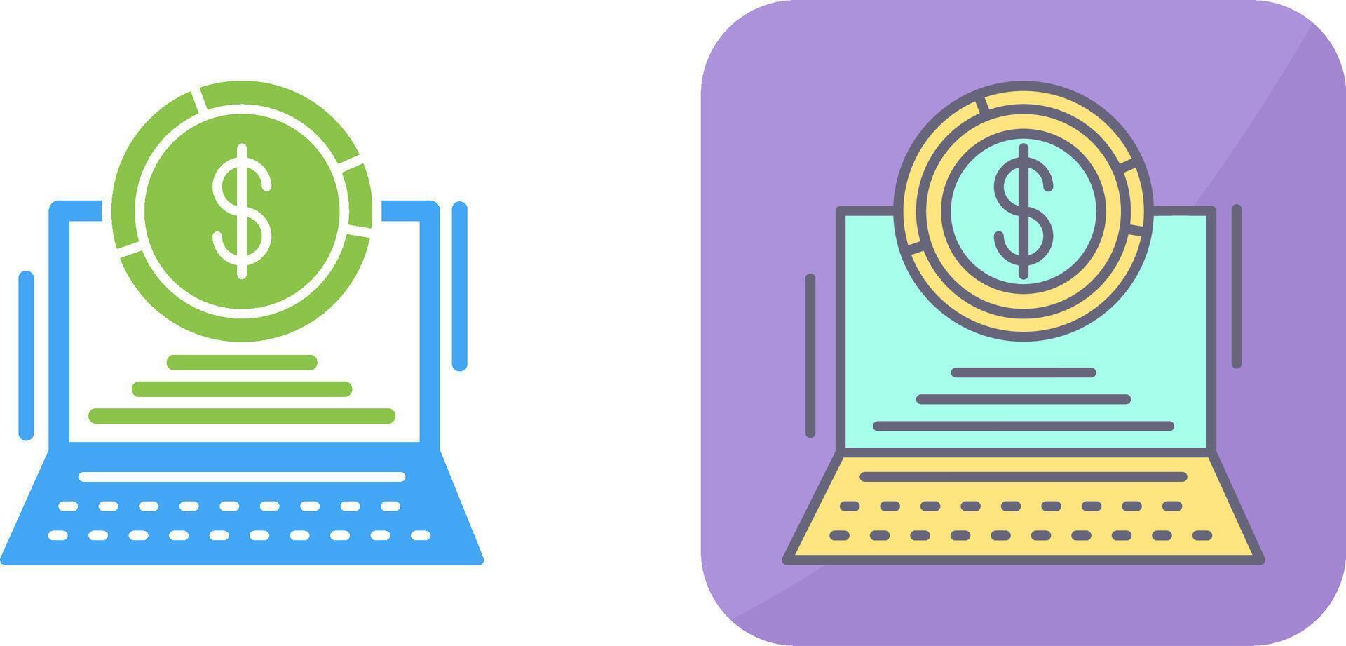 Laptop Icon Design vector