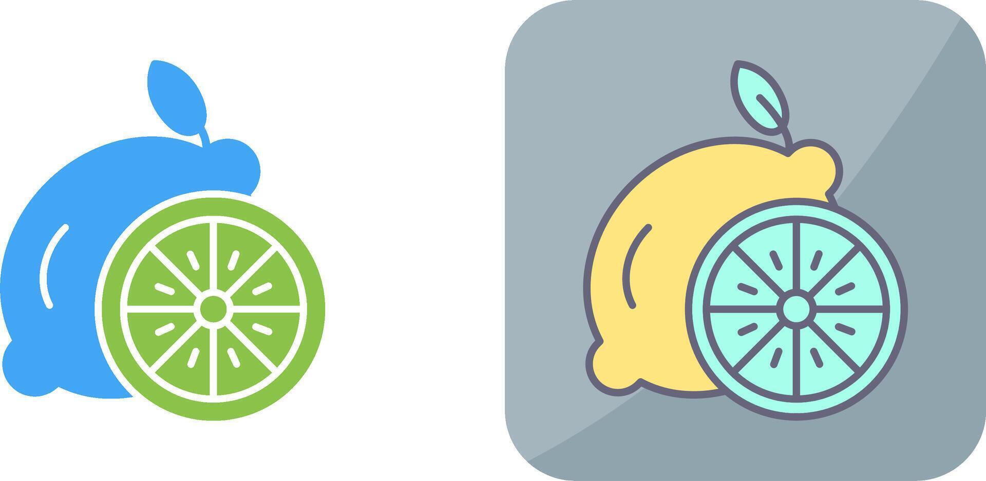Lemon Icon Design vector