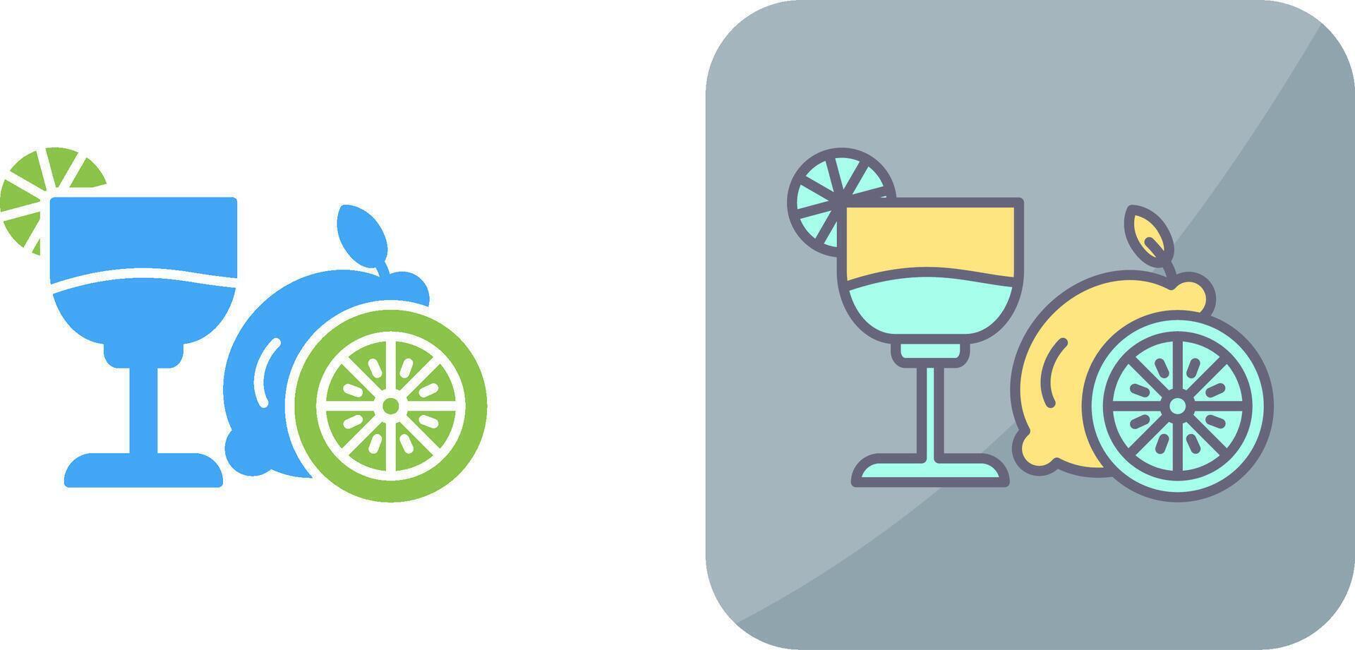 Lime Juice Icon Design vector