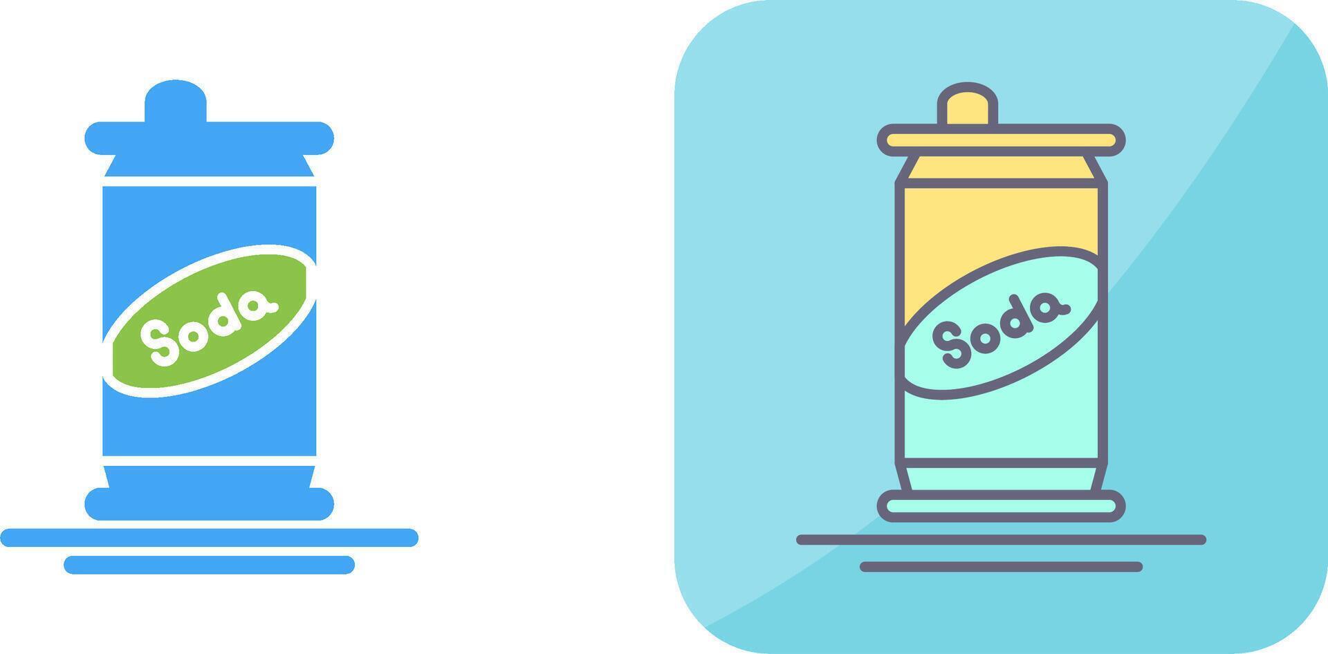 Soda Can Icon Design vector