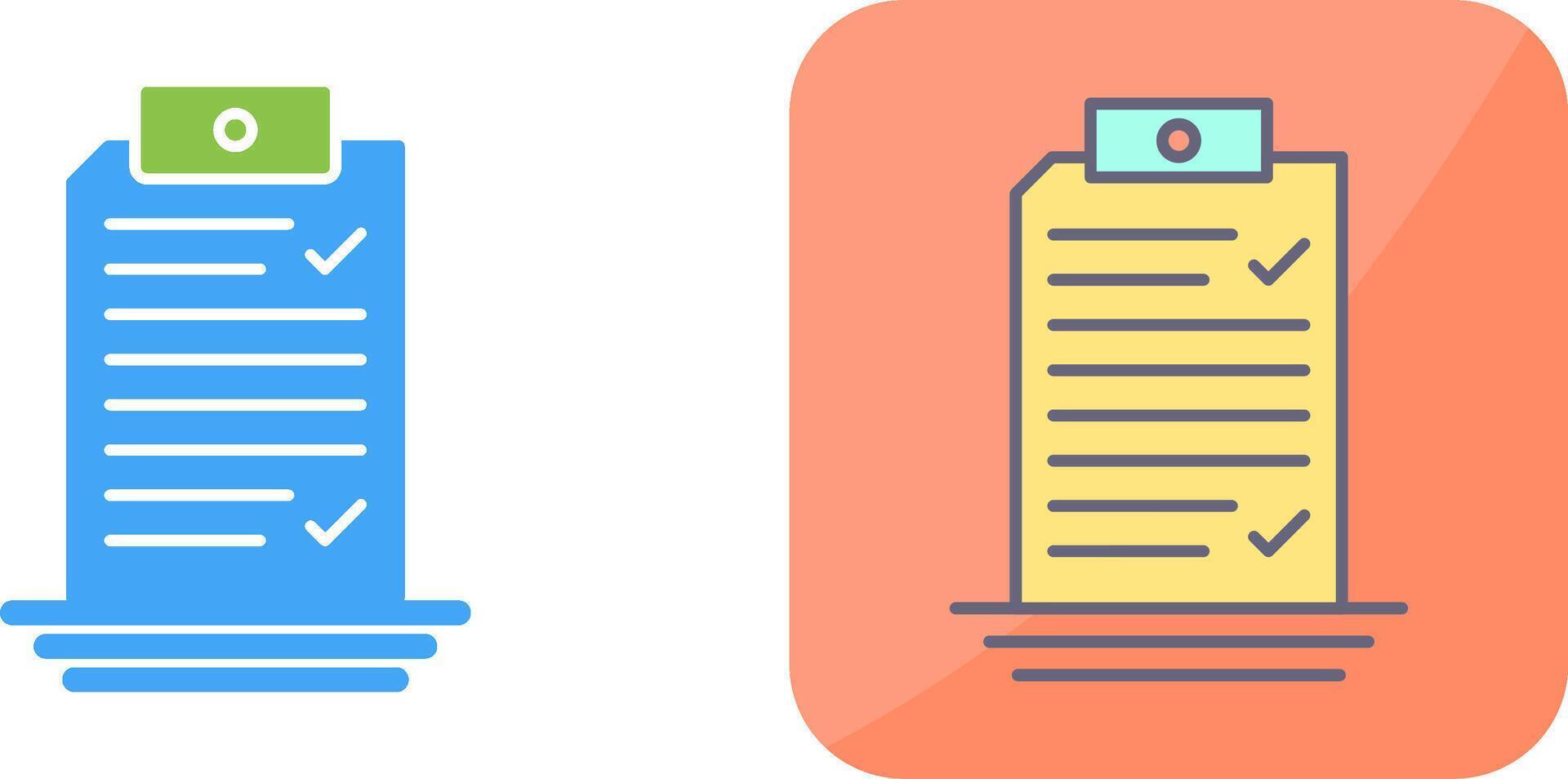 Check List Icon Design vector