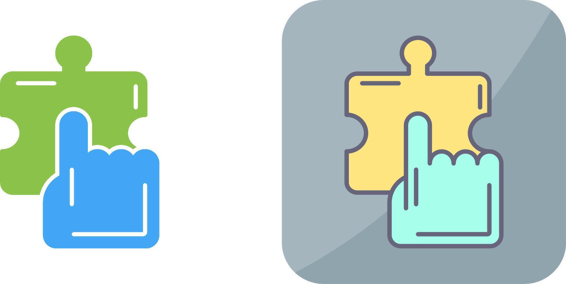 Quick Selection Icon Design vector