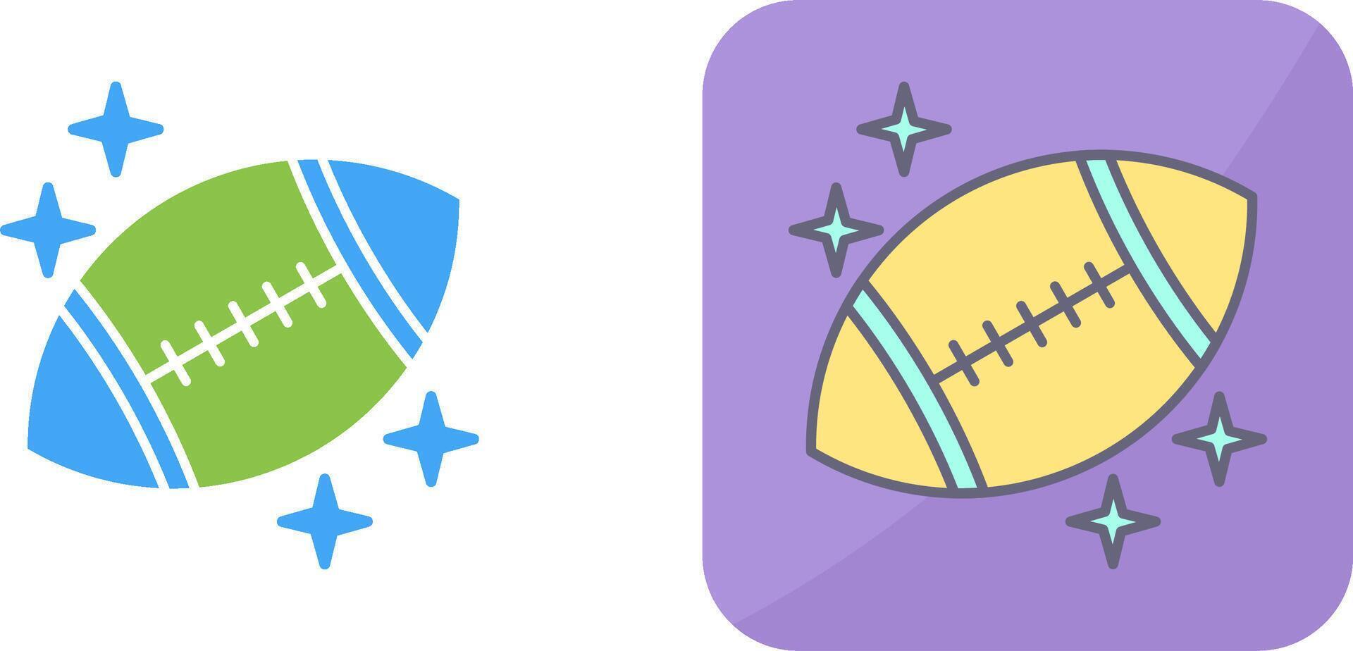 Rugby Icon Design vector