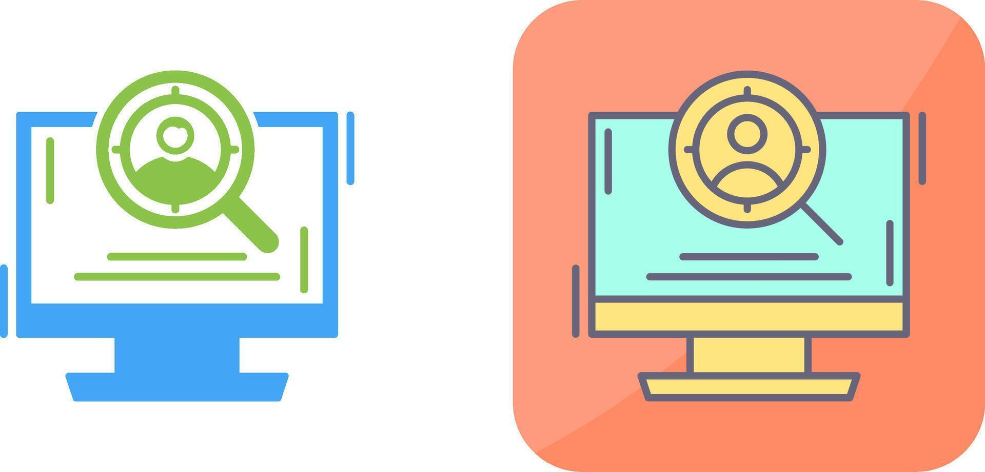 Headhunting Icon Design vector