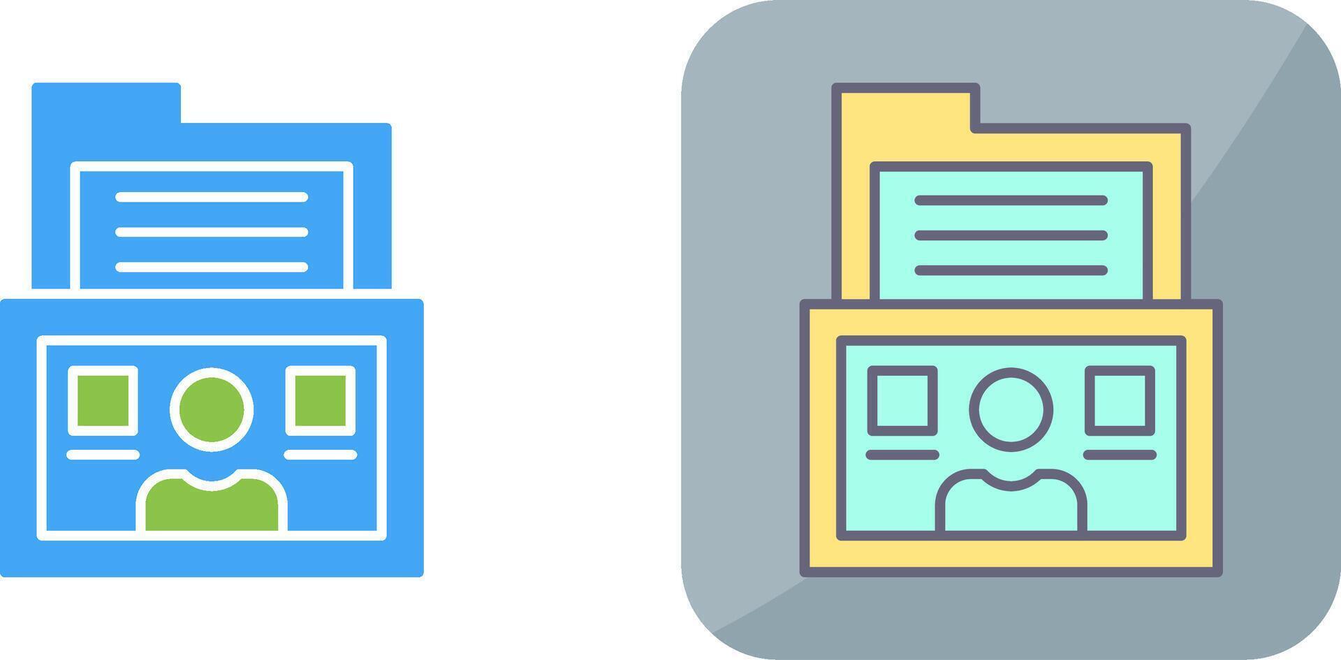 Folder Icon Design vector