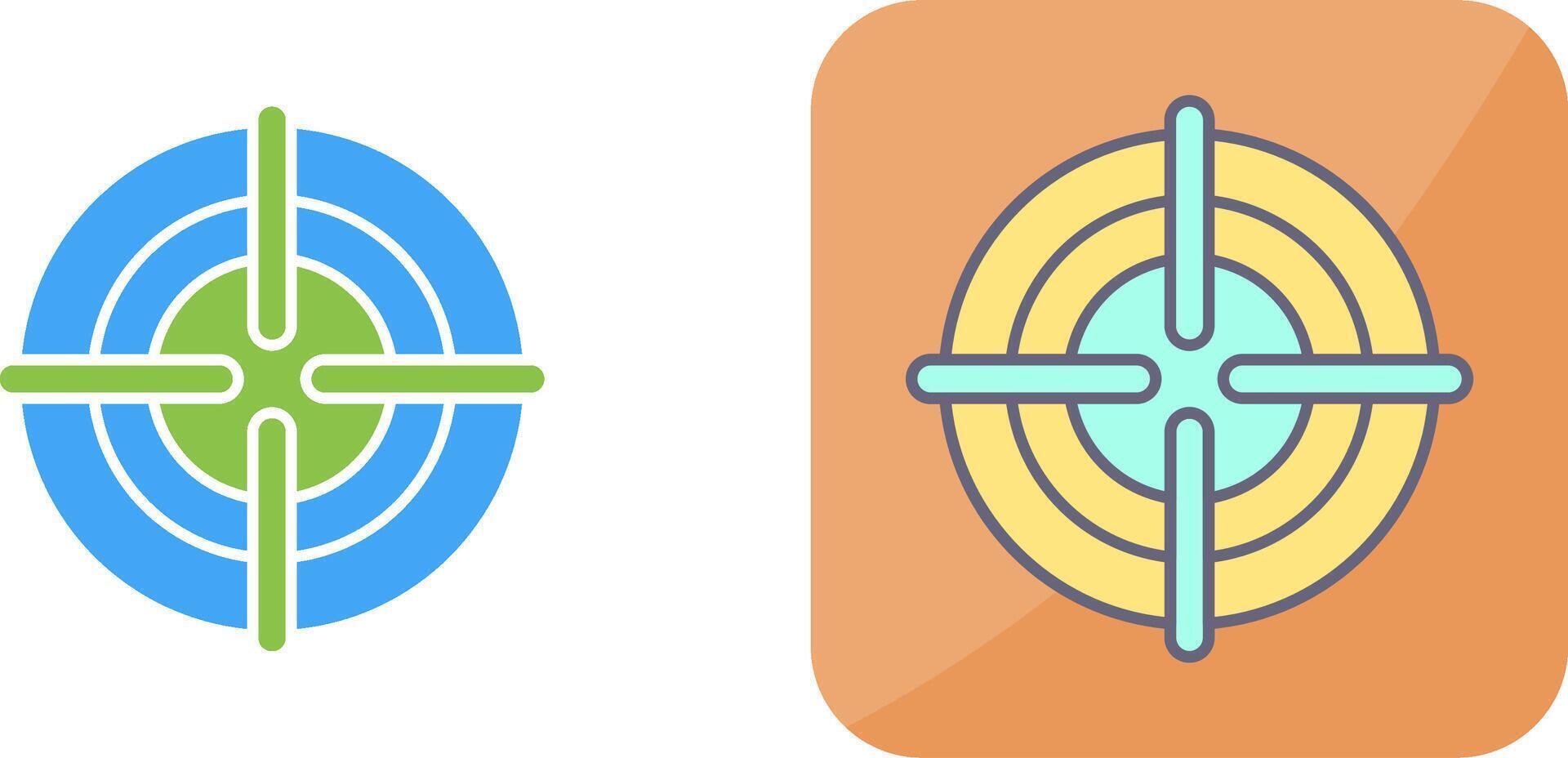 Target Icon Design vector