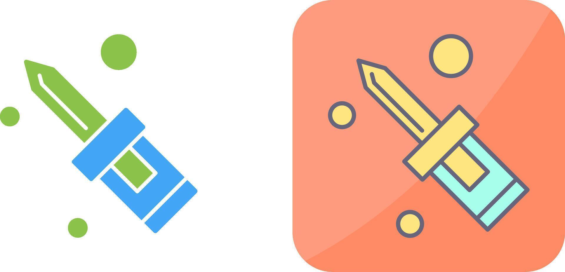 Screw Driver Icon Design vector