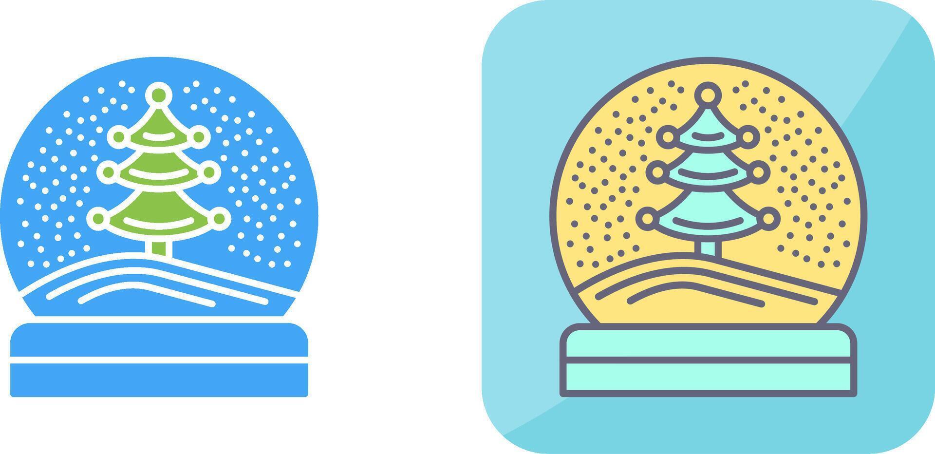 Snow Glob Icon Design vector