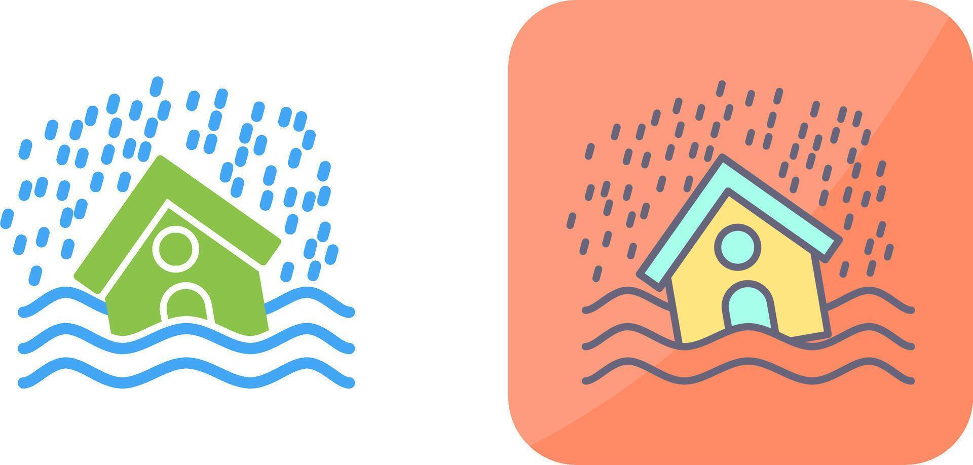 Disaster Icon Design vector