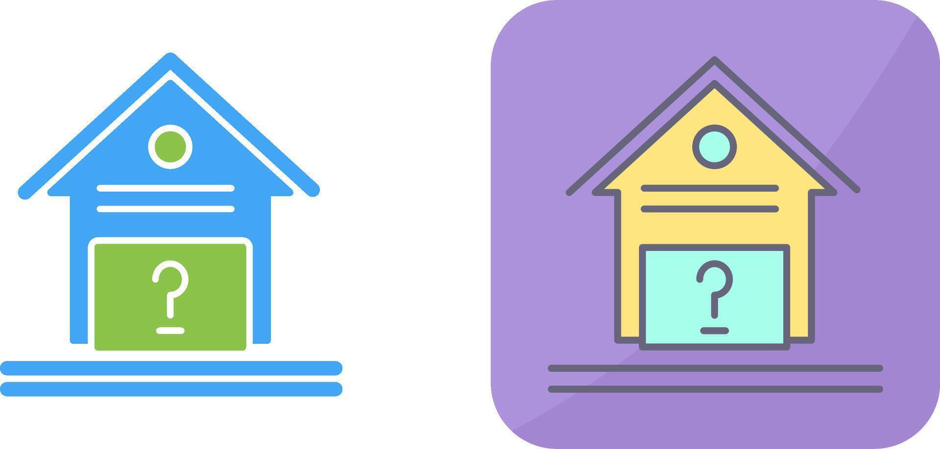 Unknown Icon Design vector