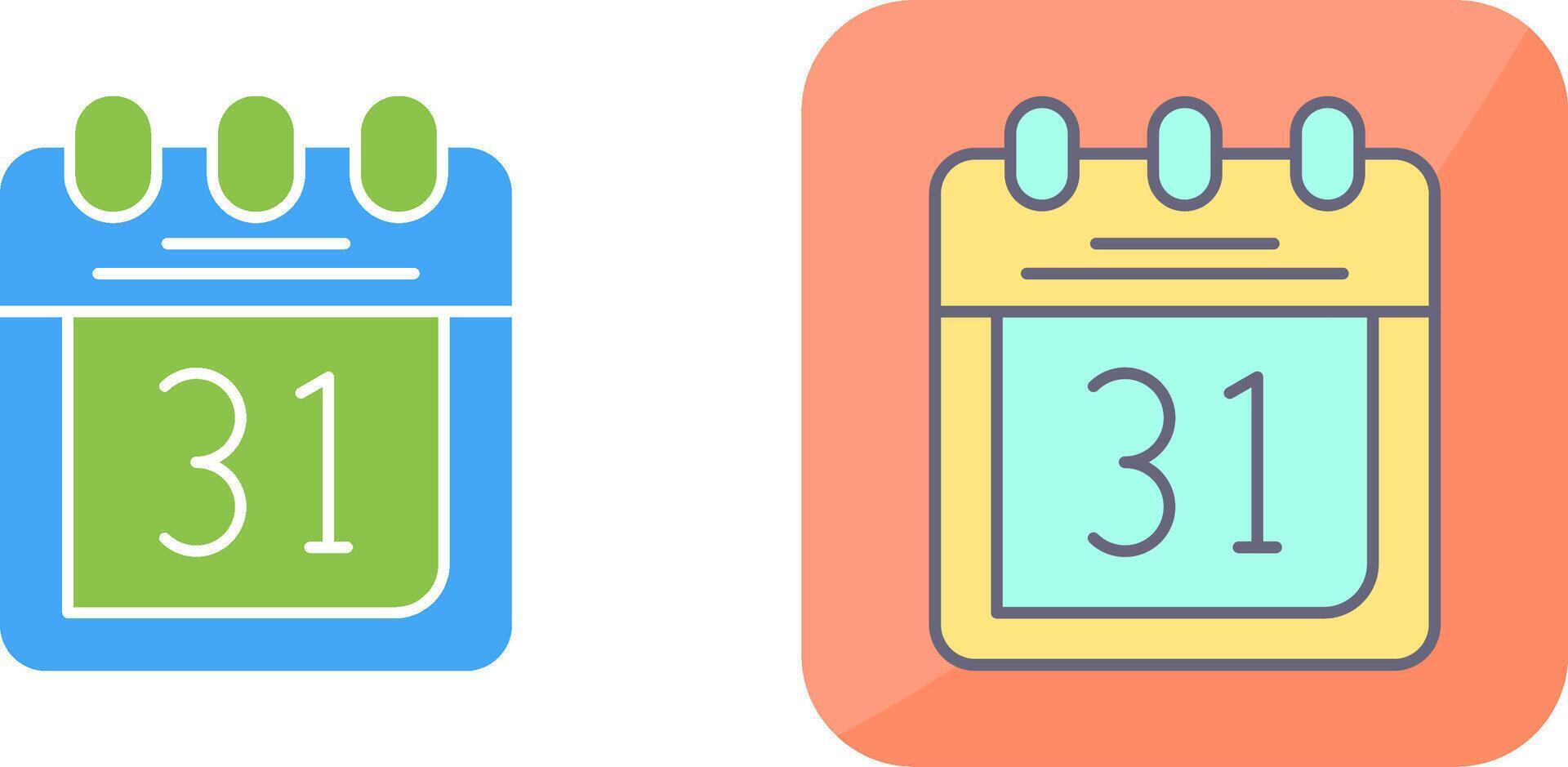 Calendar Icon Design vector