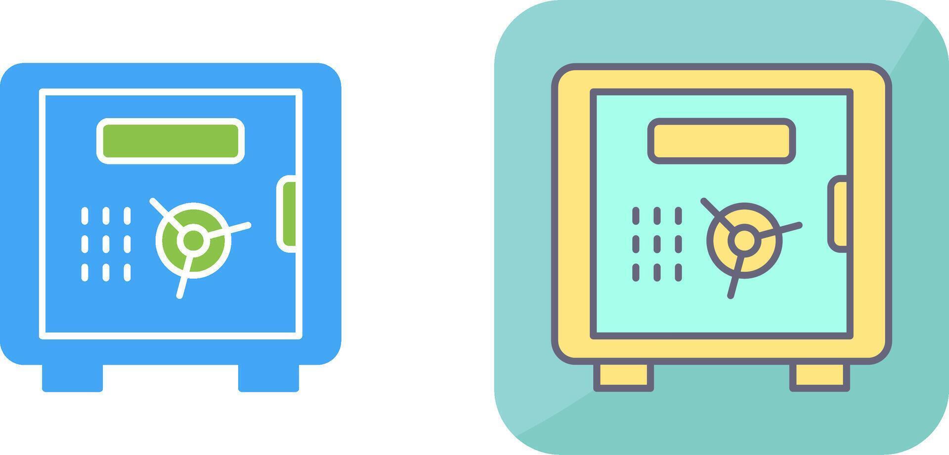 Safe Box Icon Design vector