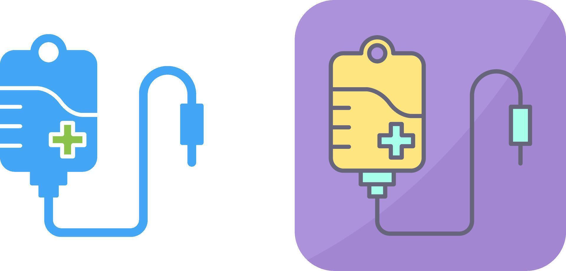 Blood Bag Icon Design vector