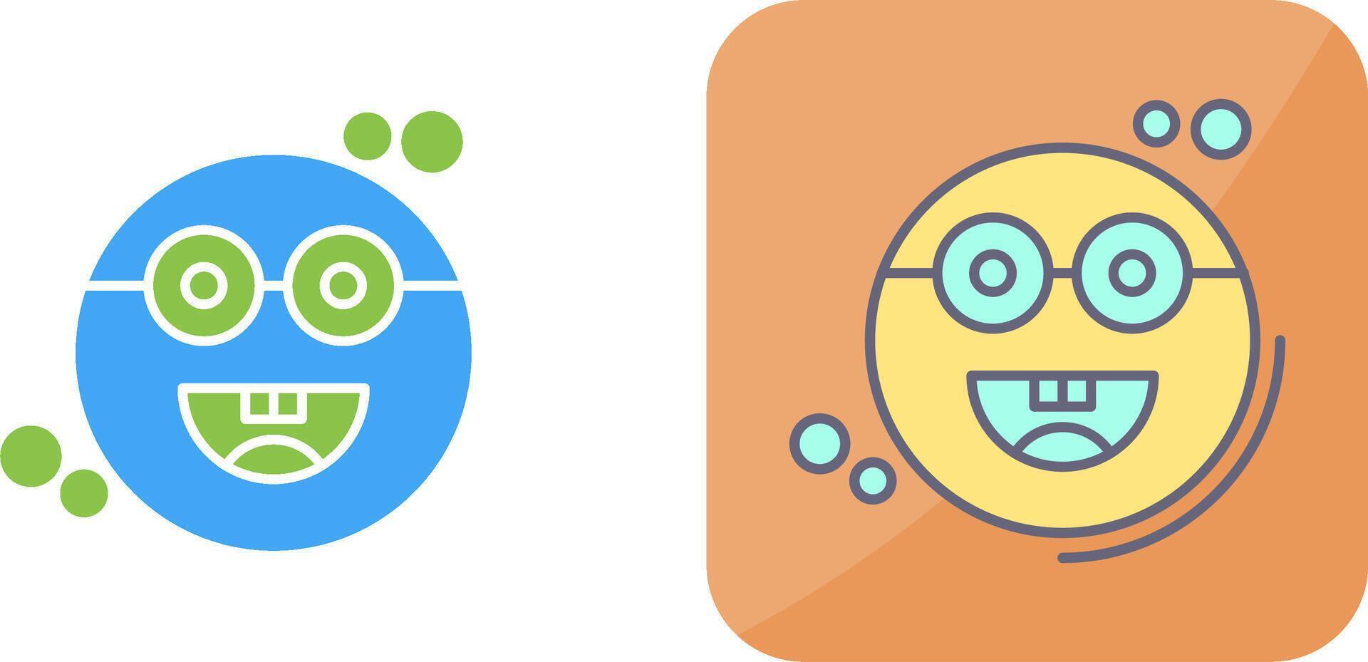 Galsses Icon Design vector