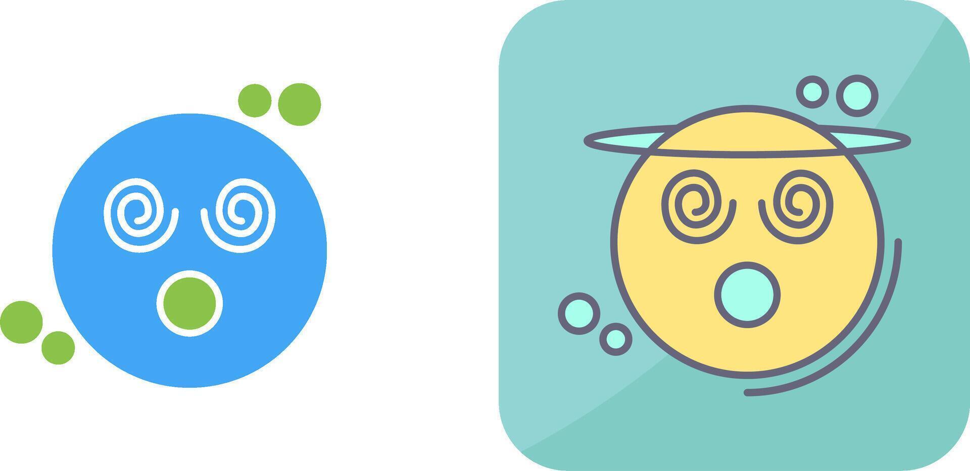 Dizzy Icon Design vector