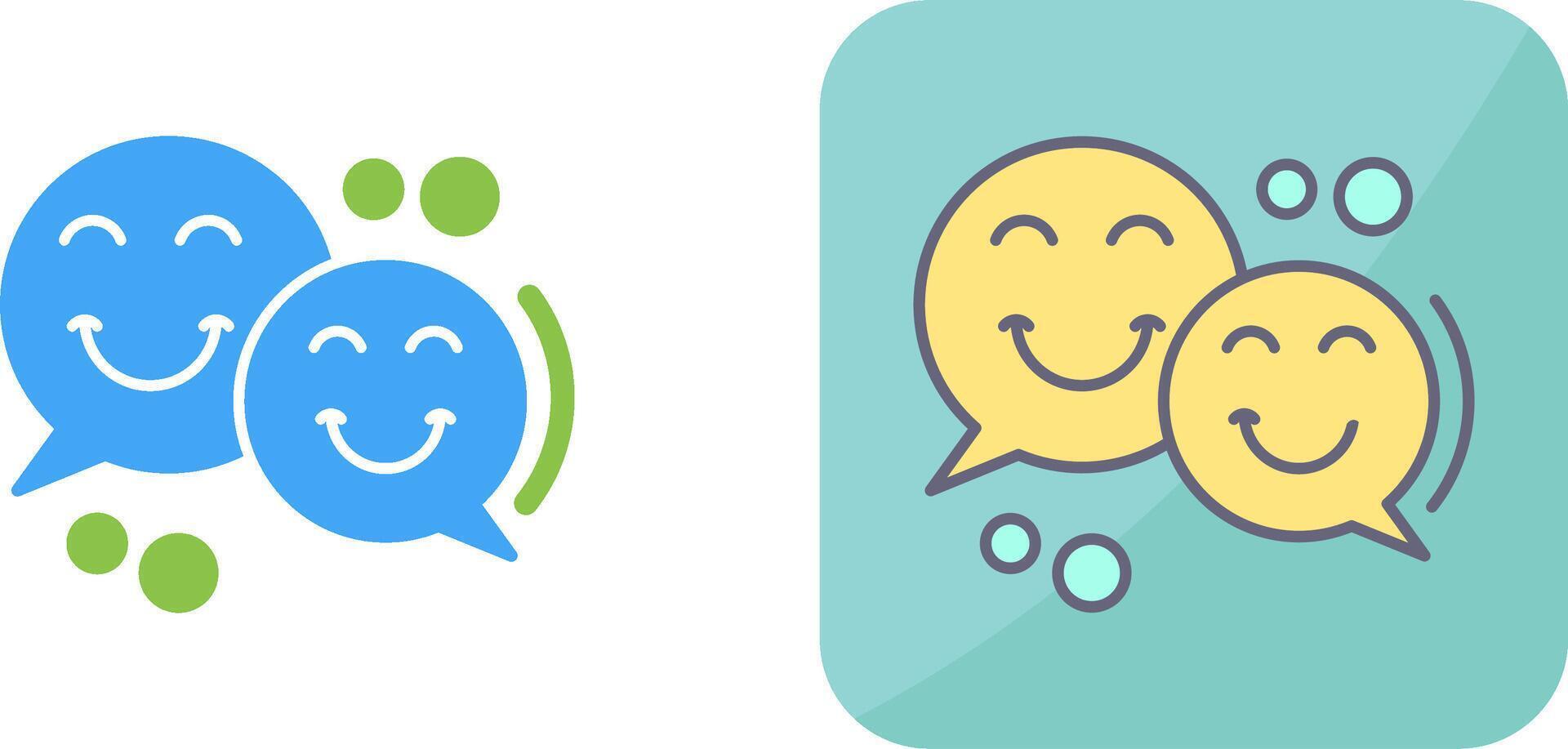 Chatting Icon Design vector