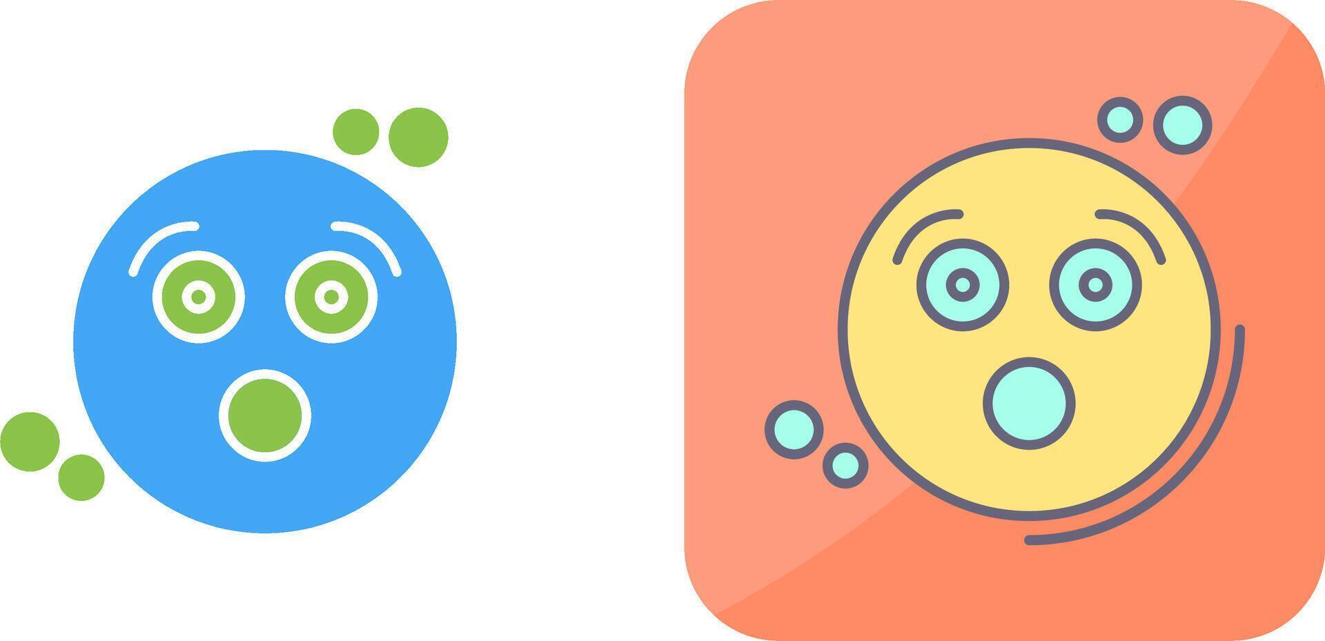 Surprised Icon Design vector