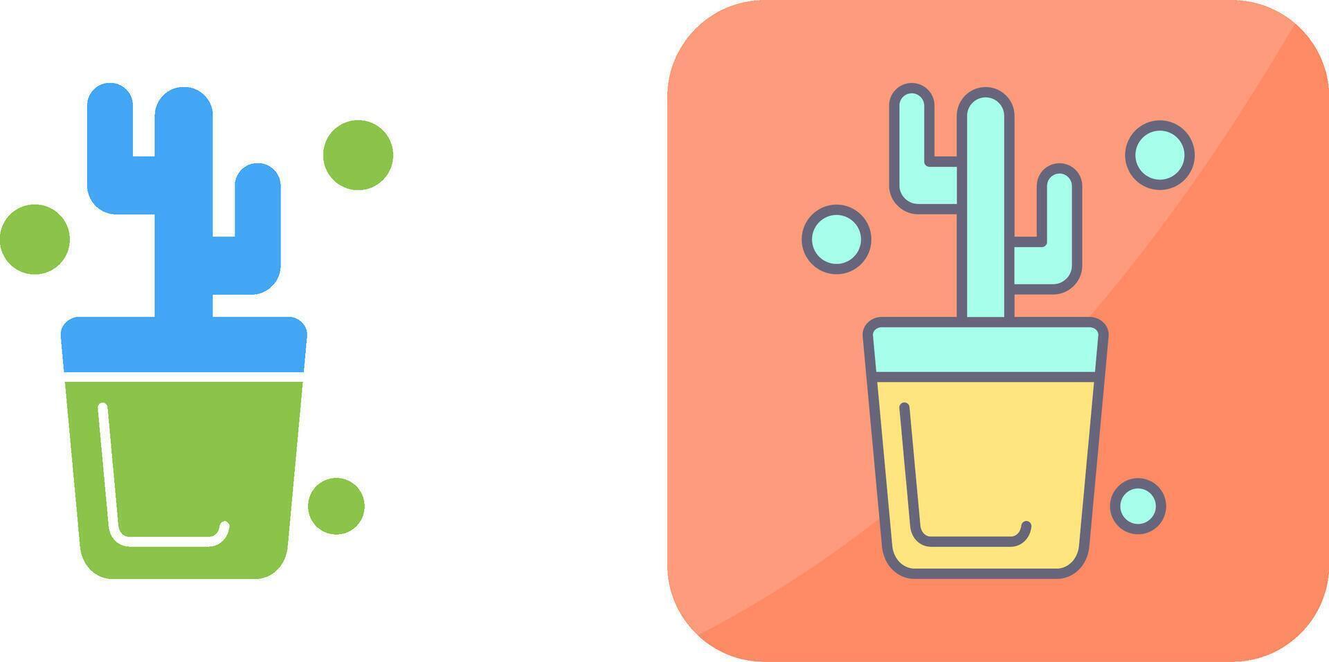 Cactus Icon Design vector