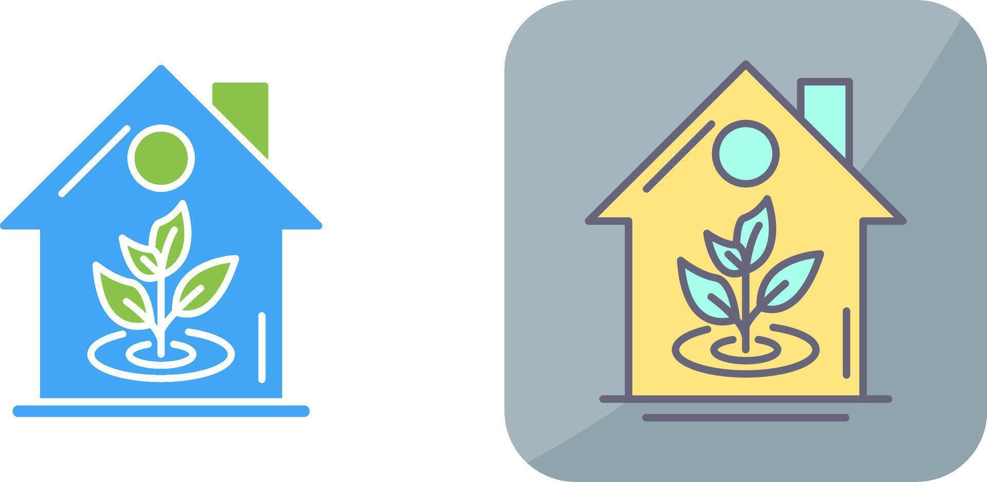 Plant Icon Design vector
