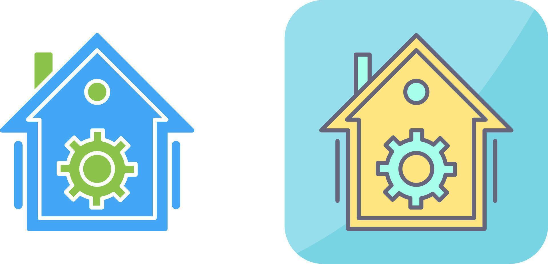Home Automation Icon Design vector