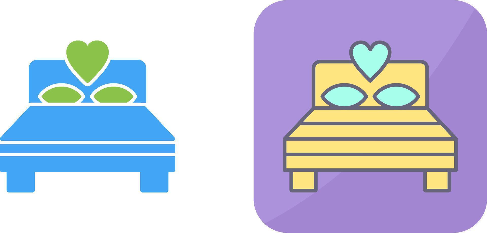 Bedroom Icon Design vector