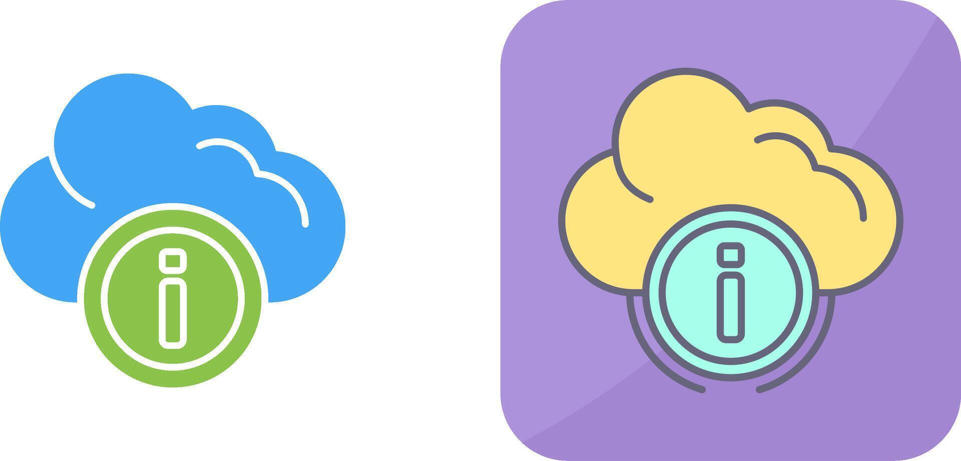 Cloud Computing Icon Design vector