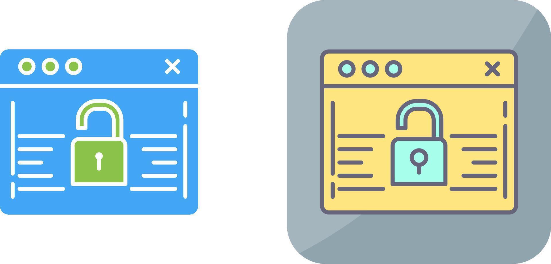 Password Icon Design vector
