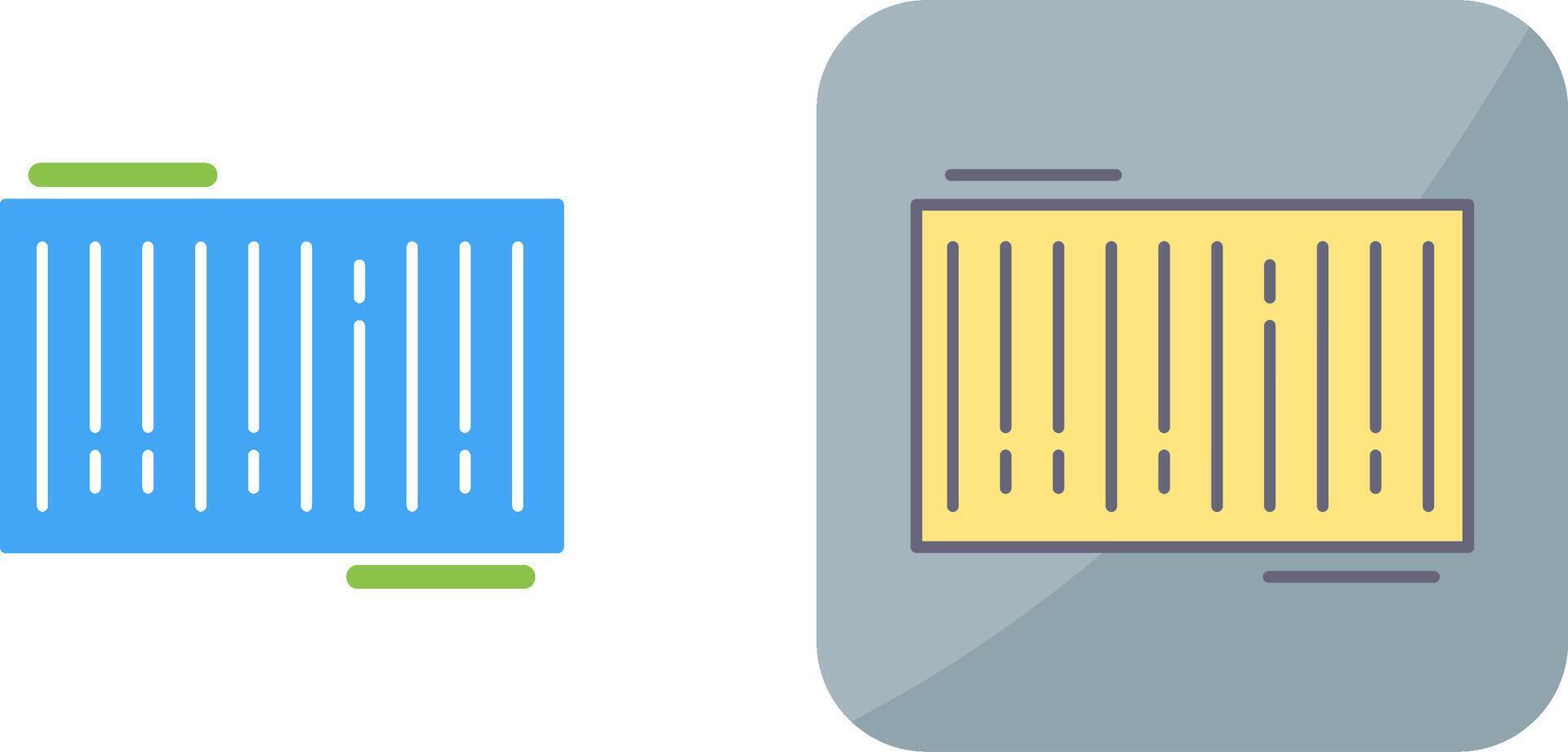 Barcode Icon Design vector