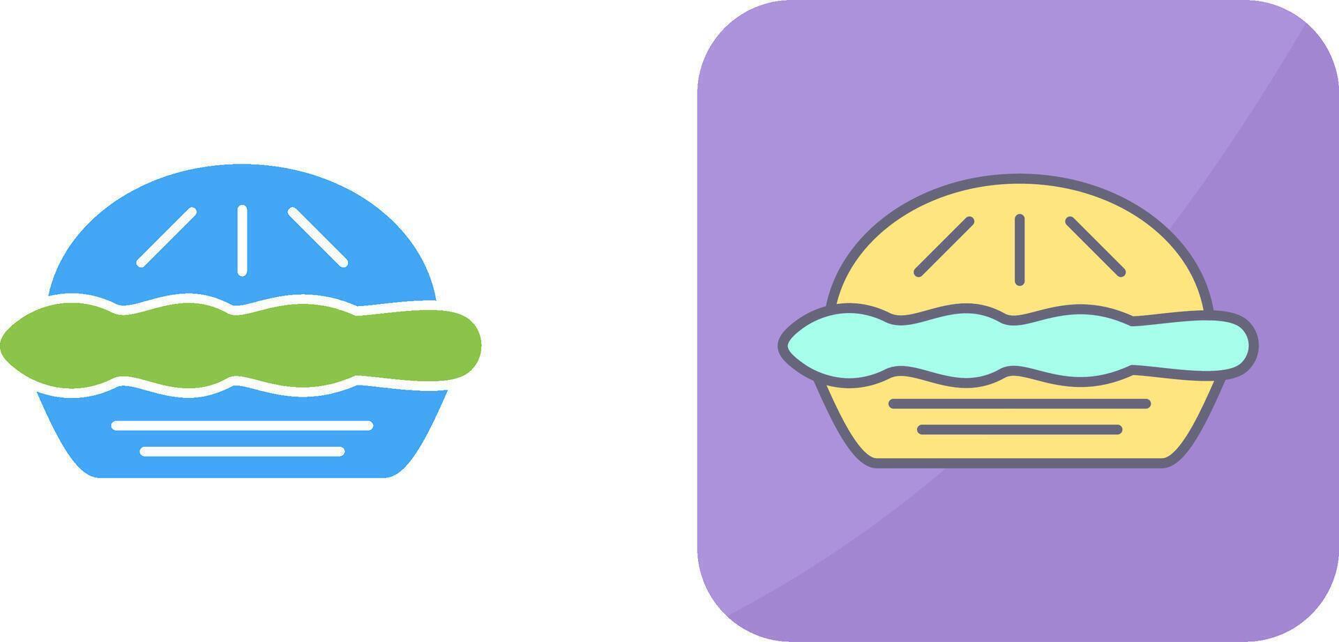Pie Icon Design vector