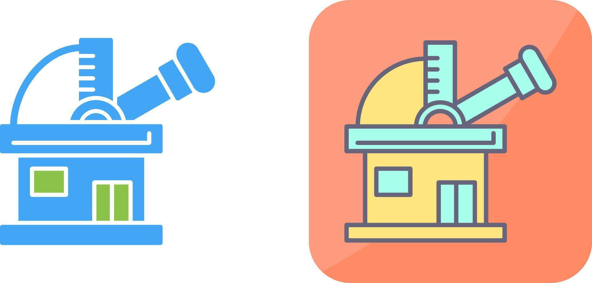 Observatory Icon Design vector