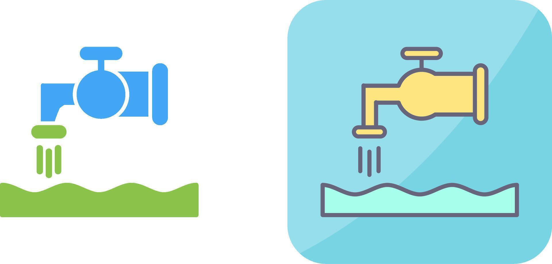 Water House Icon Design vector