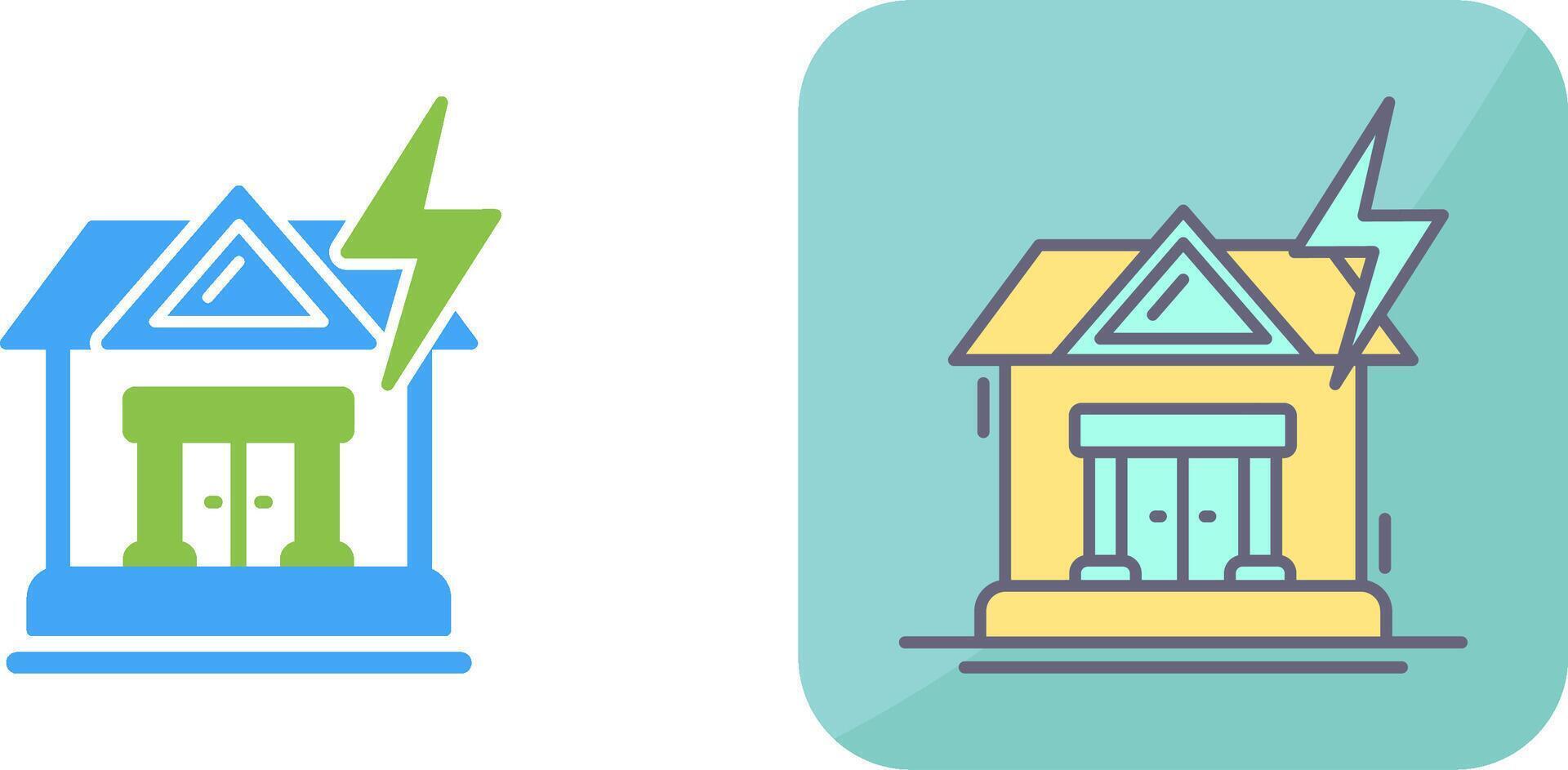 Natural Disaster Icon Design vector