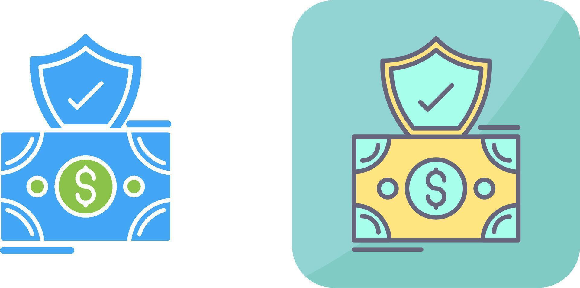 Investment Protection Icon Design vector