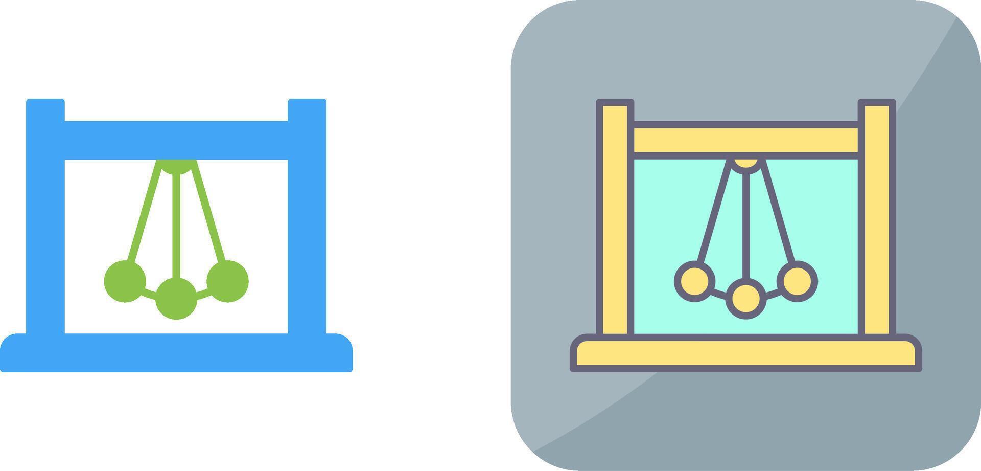 Pendulum Icon Design vector