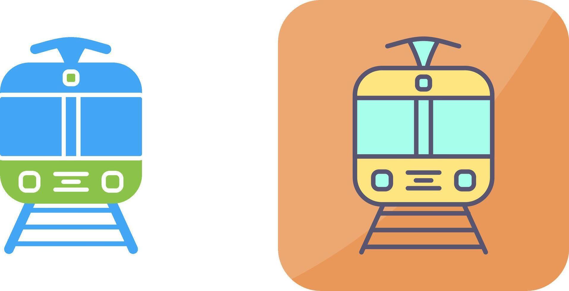 Tram Icon Design vector