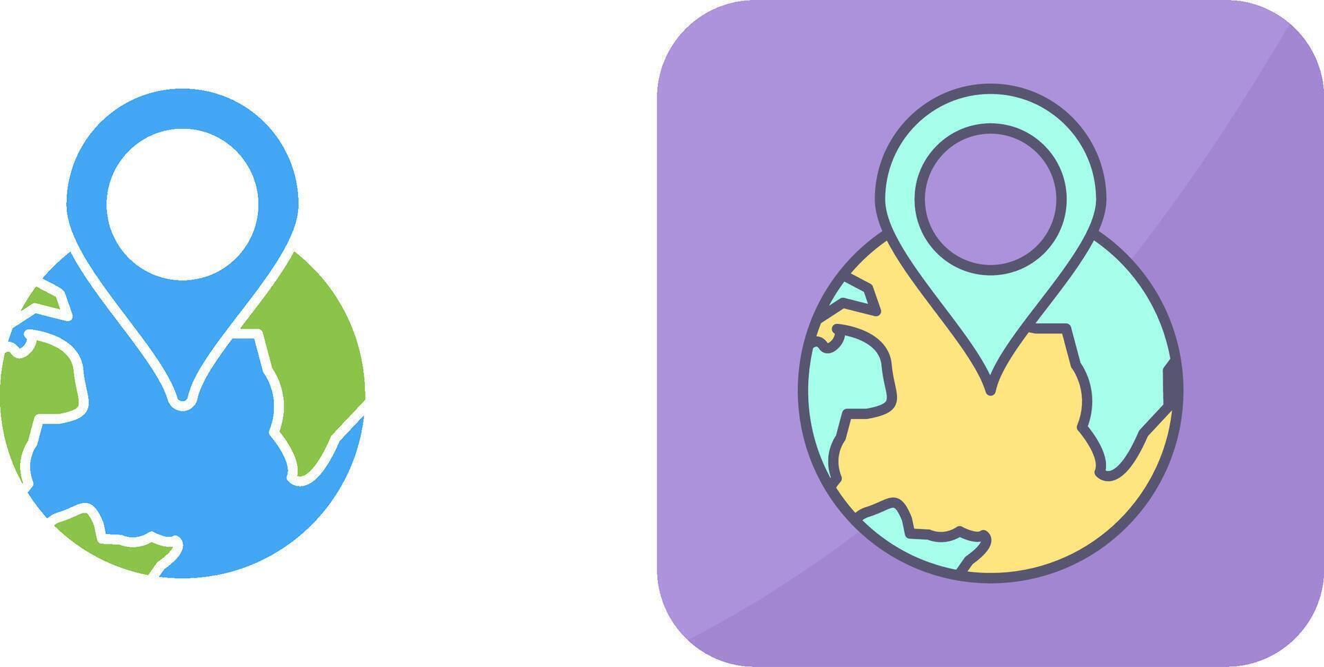 World tour Icon Design vector