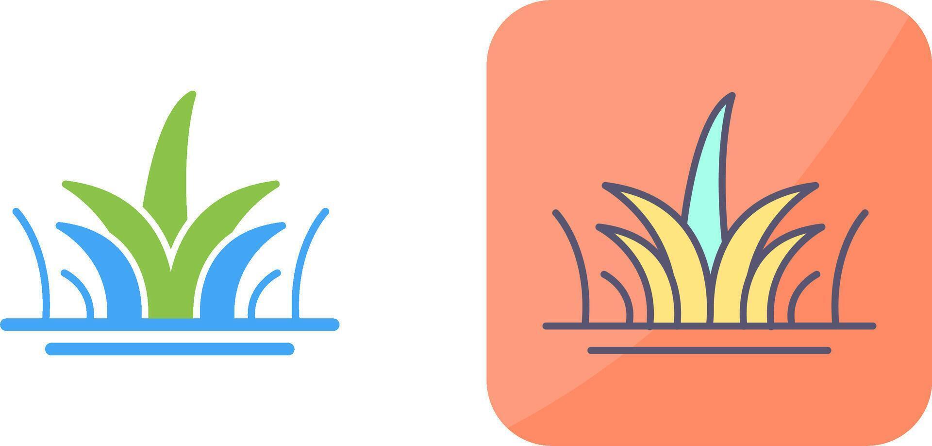 Grass Icon Design vector