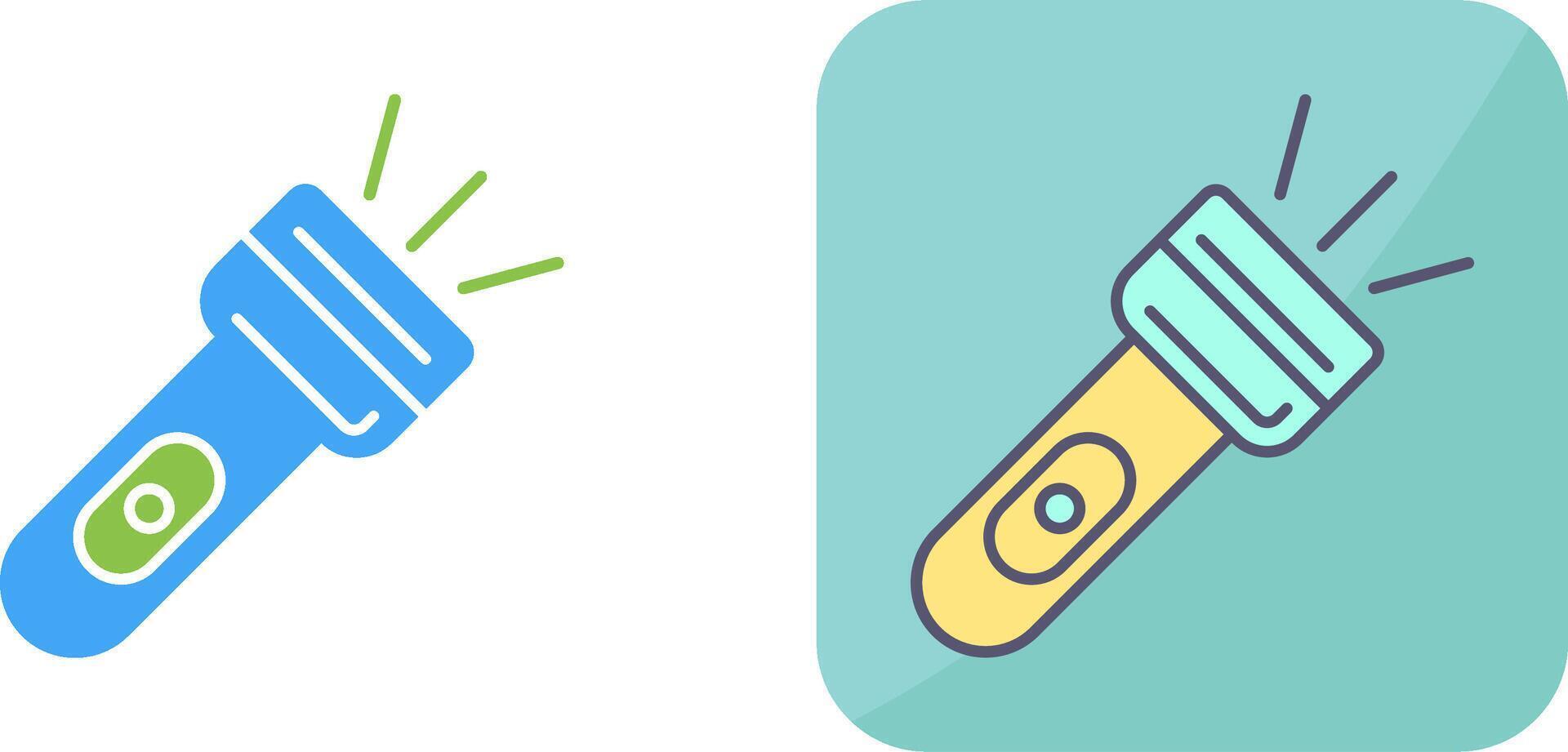 Flash Light Icon Design vector
