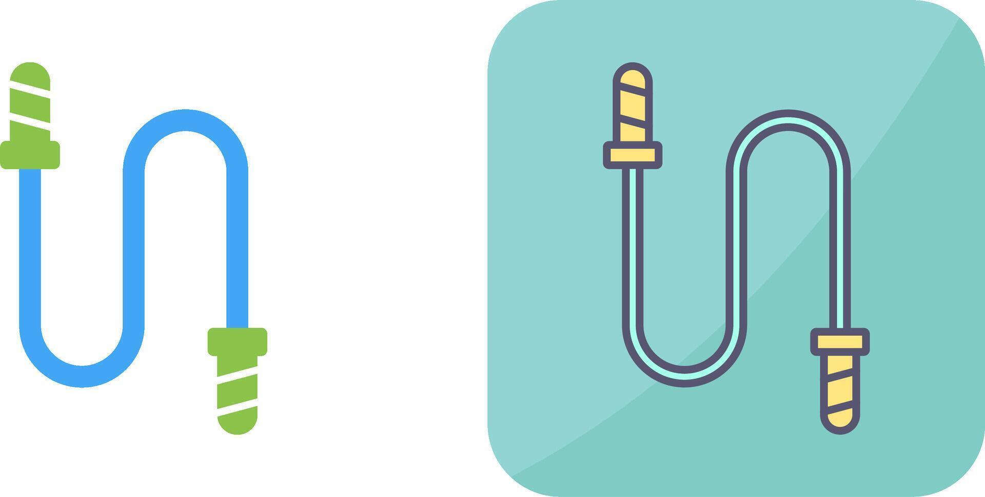Jumping Rope Icon Design vector
