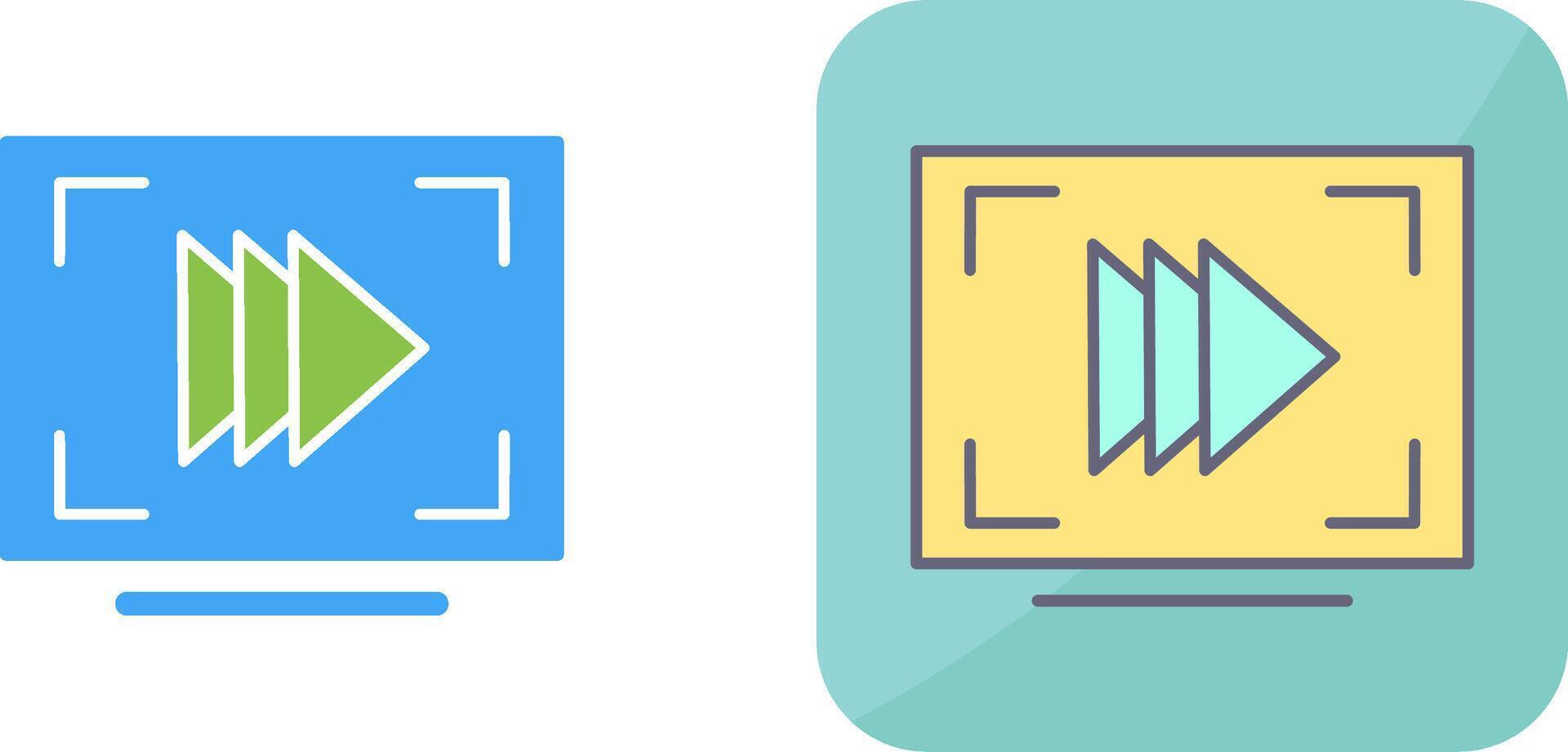Slow Motion Icon Design vector