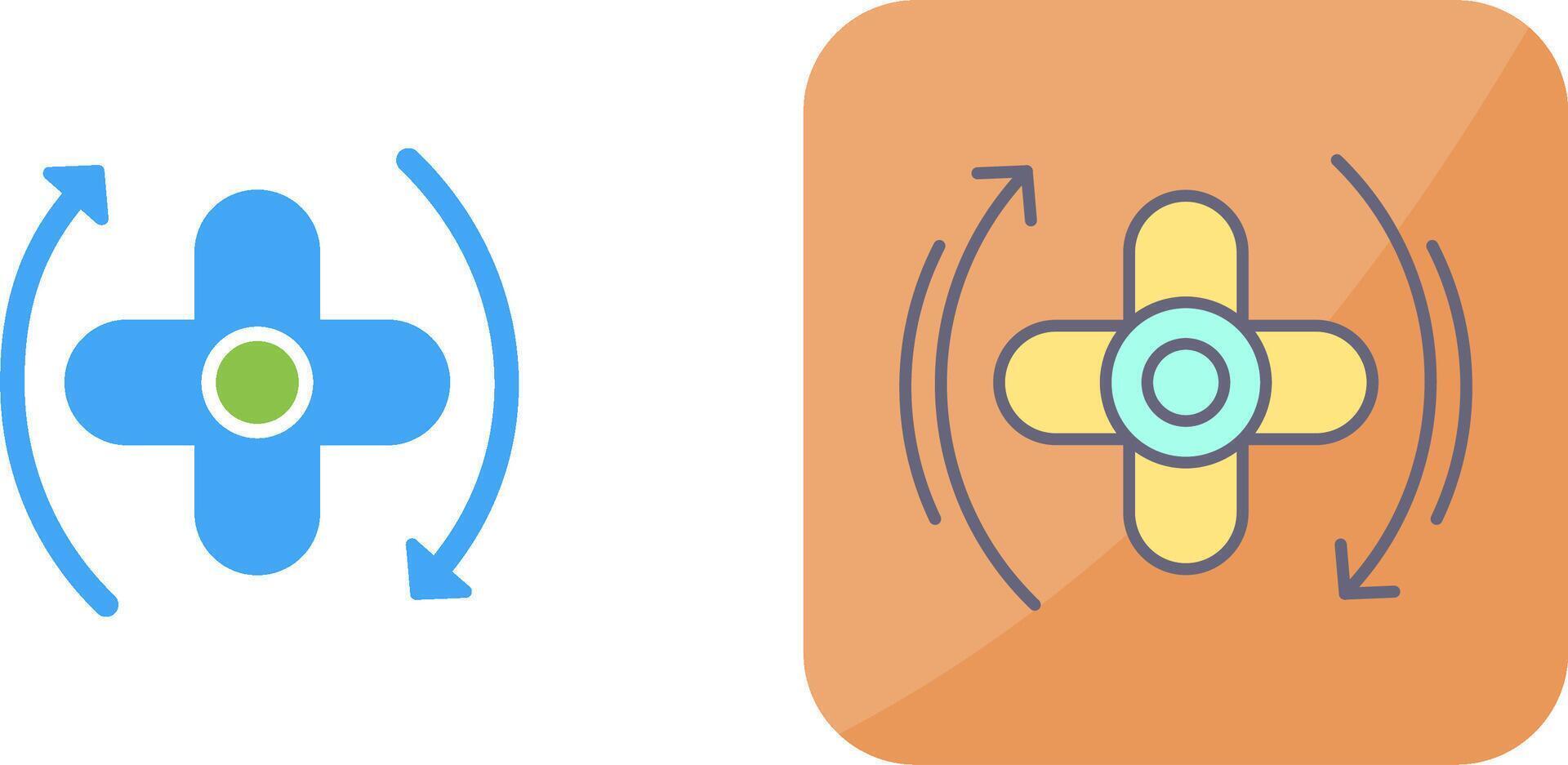 Rotate Icon Design vector