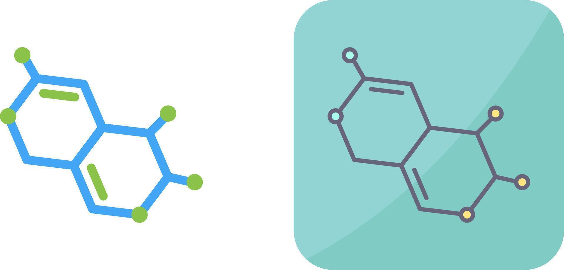 Molecule Icon Design vector