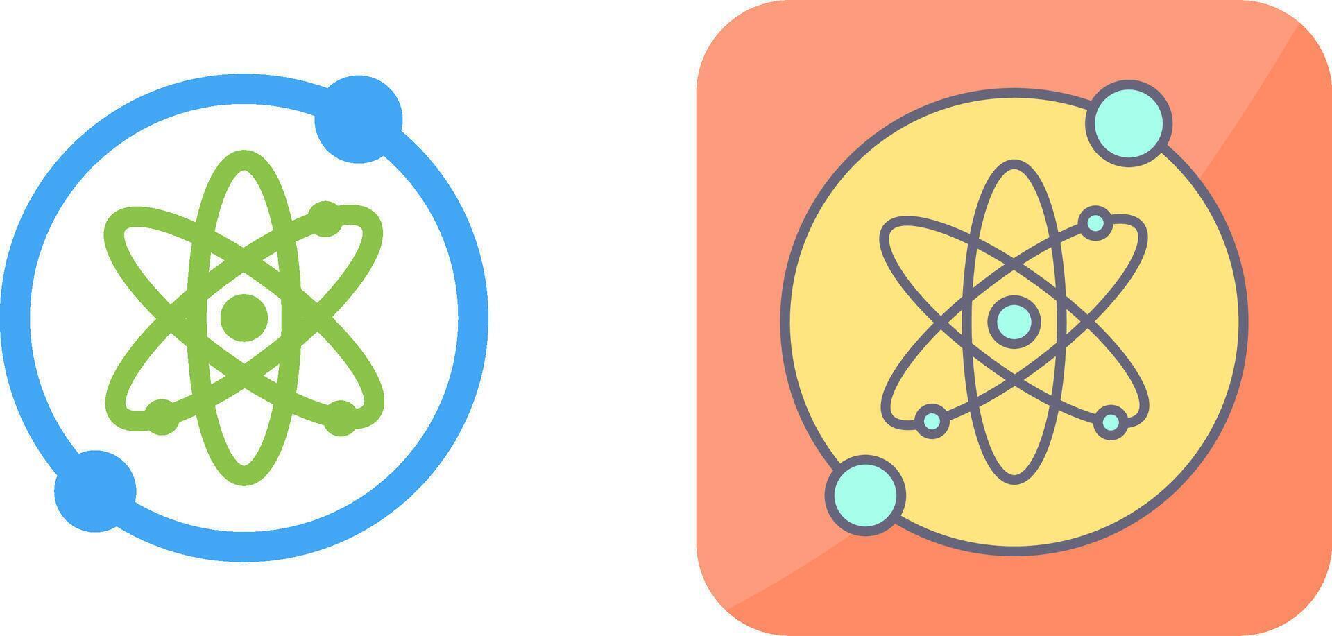 Proton Icon Design vector