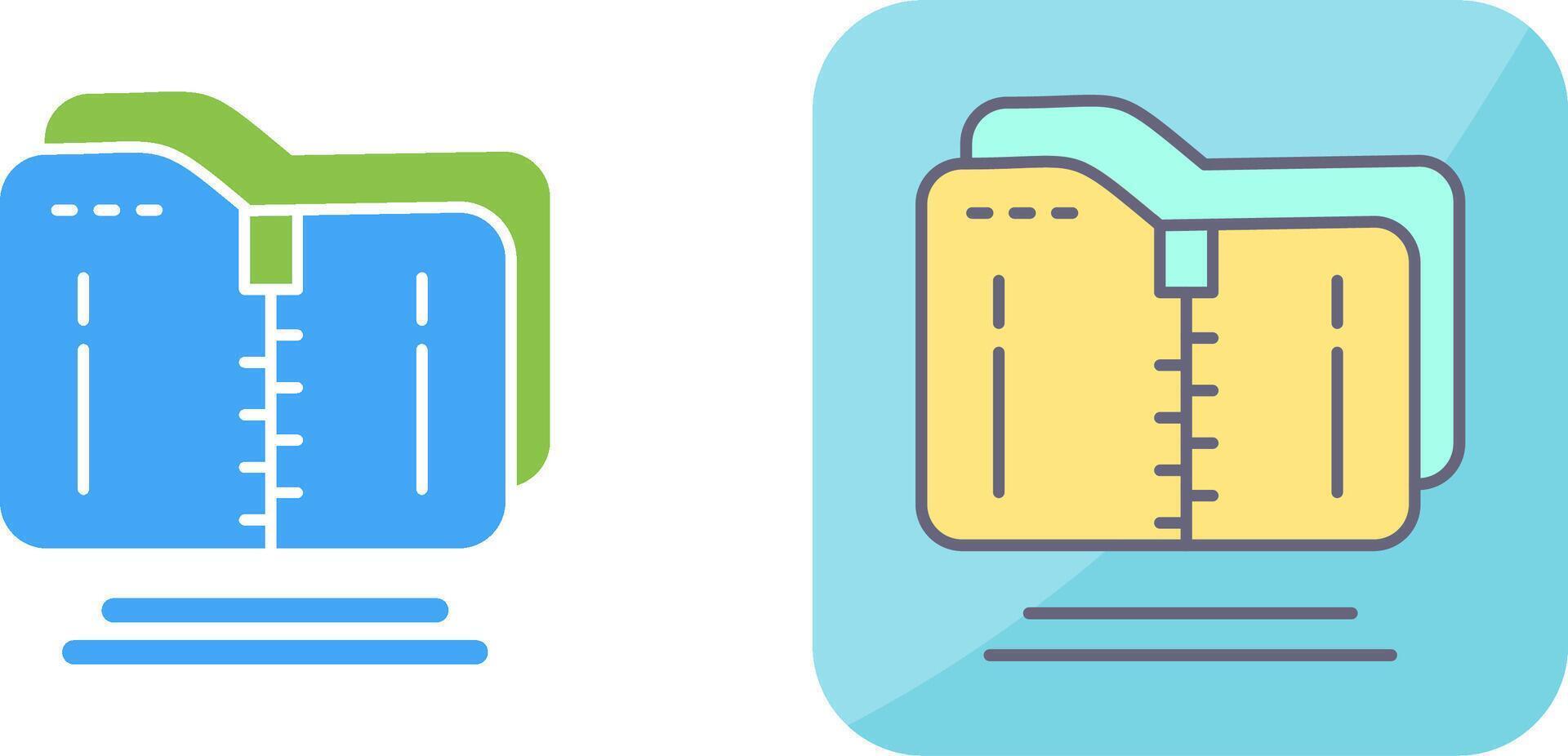 Compressed Icon Design vector